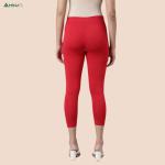 Womens Ankle Fit Leggings | Cotton Lycra |Waist Rib | All Colors | Manufacture To Consumer Direct Sale