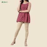 Womens Ankle Fit Leggings | Cotton Lycra |Waist Rib | All Colors | Manufacturer To Consumer Direct Sale