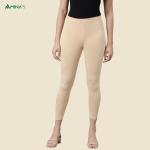 Womens Ankle Fit Leggings | Cotton Lycra |Waist Rib | All Colors | Manufacturer To Consumer Direct Sale