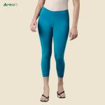 Womens Ankle Fit Leggings | Cotton Lycra |Waist Rib | All Colors | Manufacturer To Consumer Direct Sale