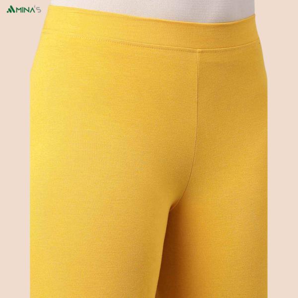 Womens Ankle Fit Leggings | Cotton Lycra |Waist Rib | All Colors | Manufacture To Consumer Direct Sale