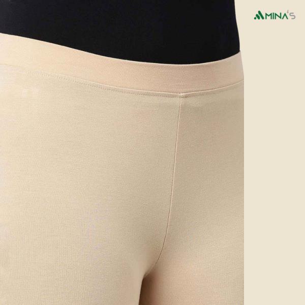 Womens Ankle Fit Leggings | Cotton Lycra |Waist Rib | All Colors | Manufacturer To Consumer Direct Sale