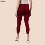 Womens Ankle Fit Leggings | Cotton Lycra |Waist Rib | All Colors | Manufacture To Consumer Direct Sale