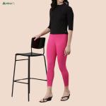 Womens Ankle Fit Leggings | Cotton Lycra |Waist Rib | All Colors | Manufacture To Consumer Direct Sale