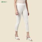 Womens Ankle Fit Leggings | Cotton Lycra |Waist Rib | All Colors | Manufacturer To Consumer Direct Sale