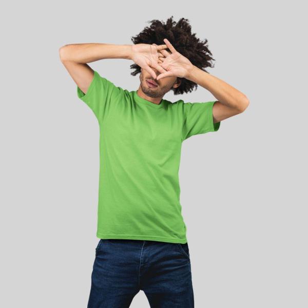 Mens Regular Fit T Shirt | Round Neck | 100% Pure Cotton | Bio-Washed | Manufacturer to Consumer Direct sale