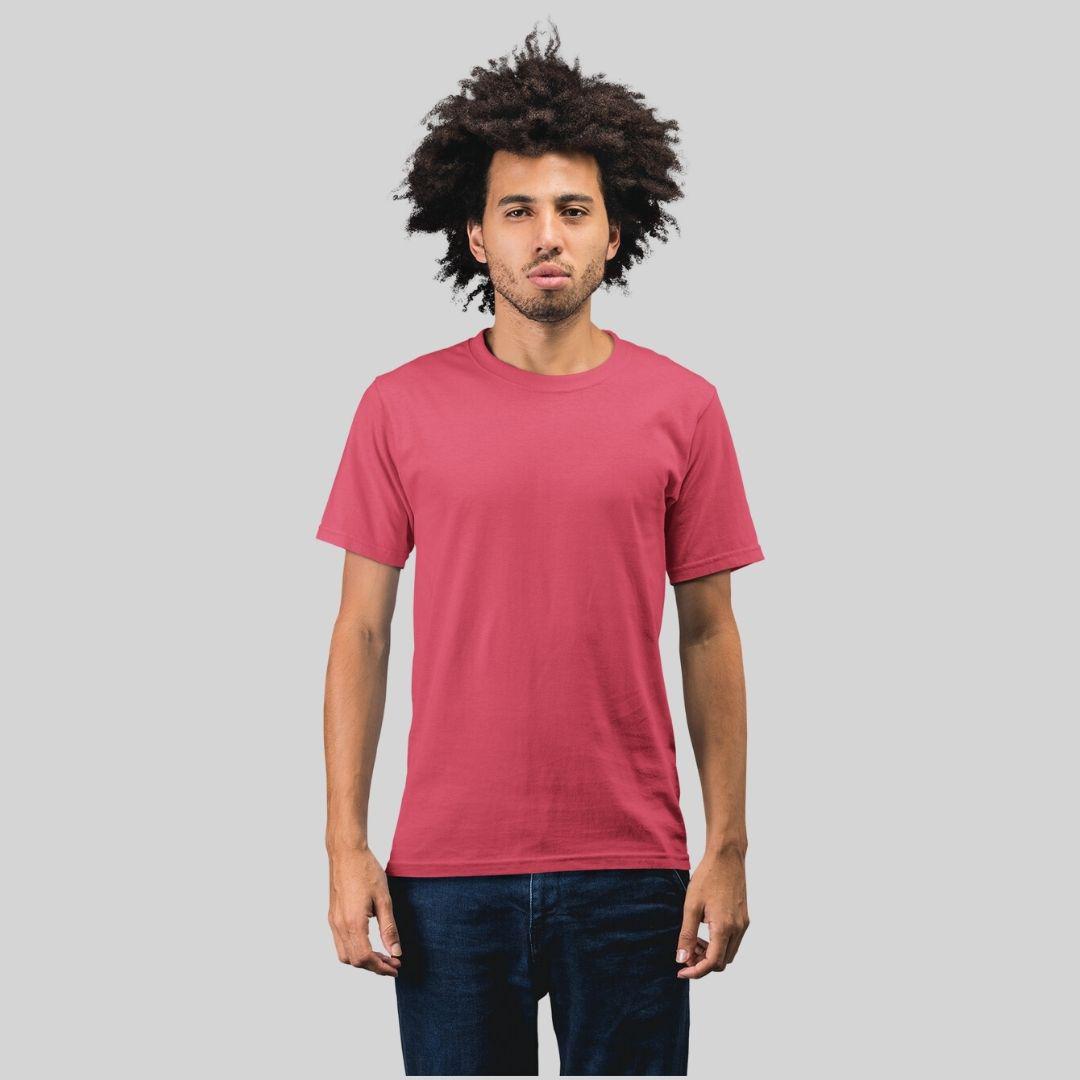 Mens Regular Fit T Shirt | Round Neck | 100% Pure Cotton | Bio-Washed | Manufacturer to Consumer Direct sale