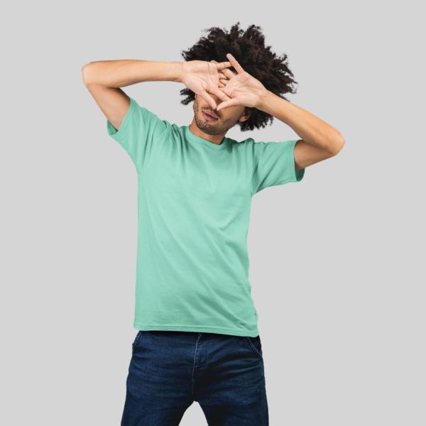 Mens Regular Fit T Shirt | Round Neck | 100% Pure Cotton | Bio-Washed | Manufacturer to Consumer Direct sale