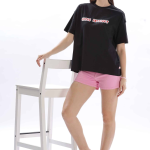 Womens Goku Printed Black Oversized T-shirt | Round Neck | 100% Pure Cotton | Bio-Washed | Manufacture to Consumer Direct sale